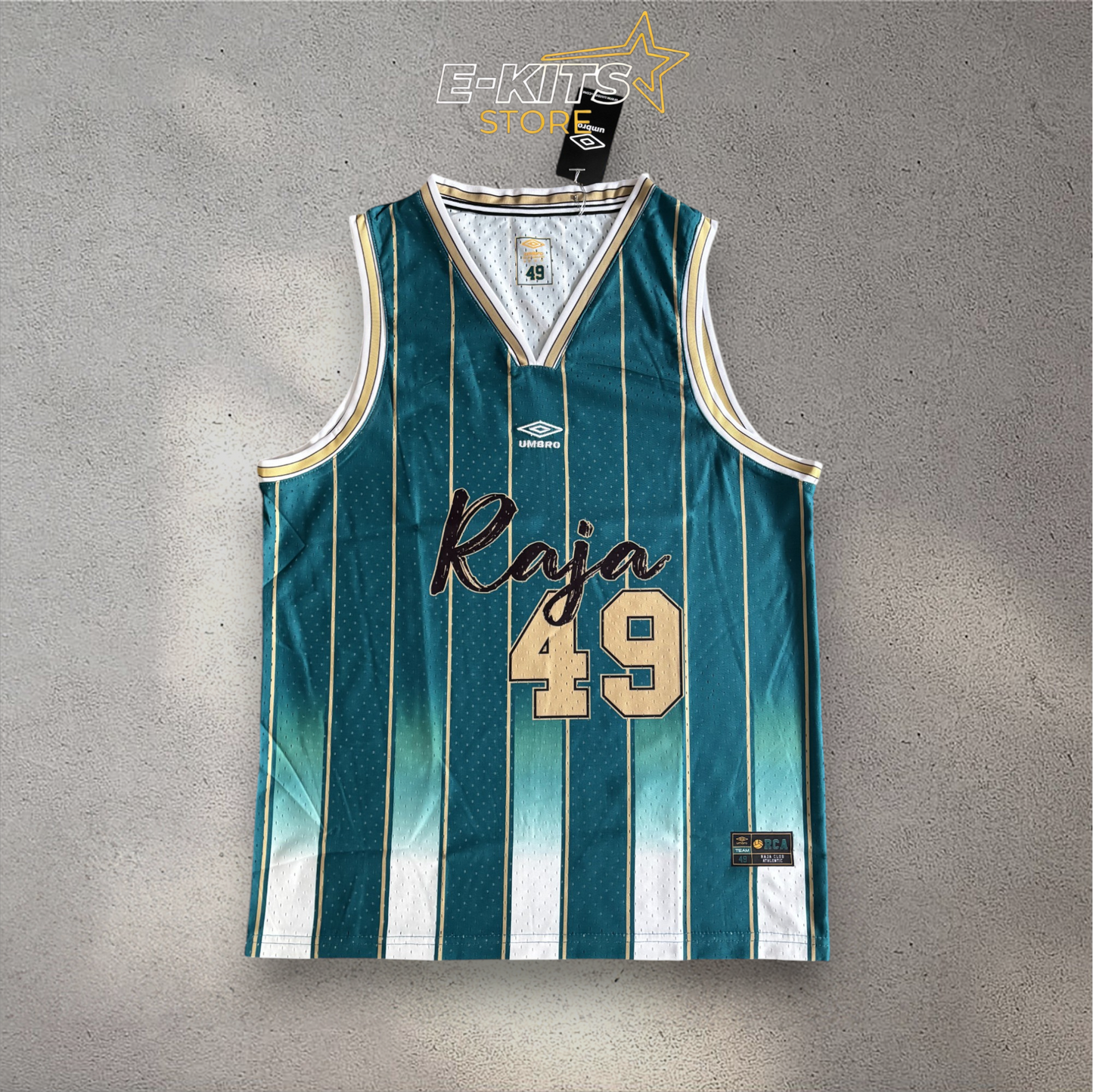 Tank top, basketball style - RAJA 49 - Green