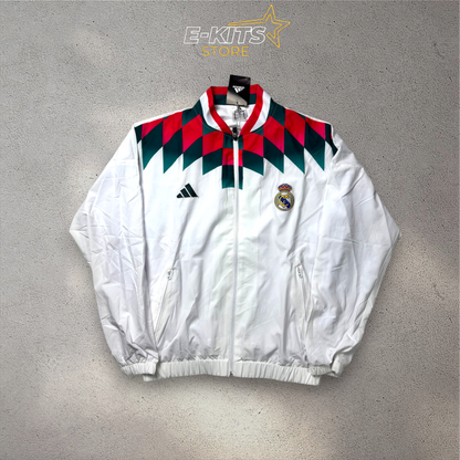 Veste de survêtement Adidas x Real Madrid 26/27 - Blanc